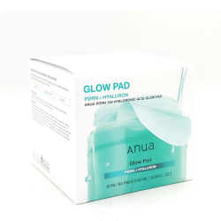 وسادات تونر لتوهج البشرة بحمض الهيالورونيك من أنوا - 60 قطعة | 180 مل Anua Hyaluronic Acid Toner Pads for Glowing Skin